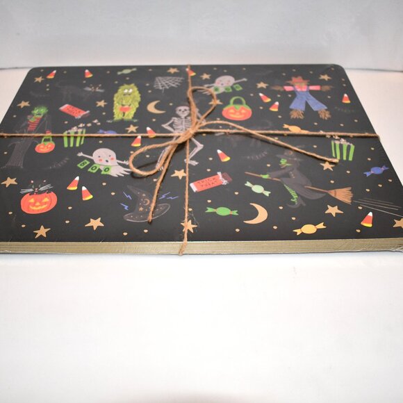 Rifle Paper Co. Halloween Parade Cork Placemats, Set of 4 #BCP005 NWT Details: T - Picture 4 of 6
